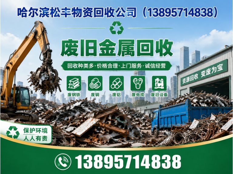 方正县哈尔滨松丰物资回收展示图