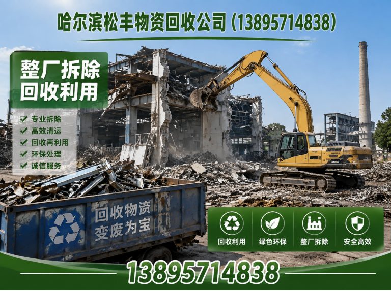 方正县哈尔滨物资回收展示图